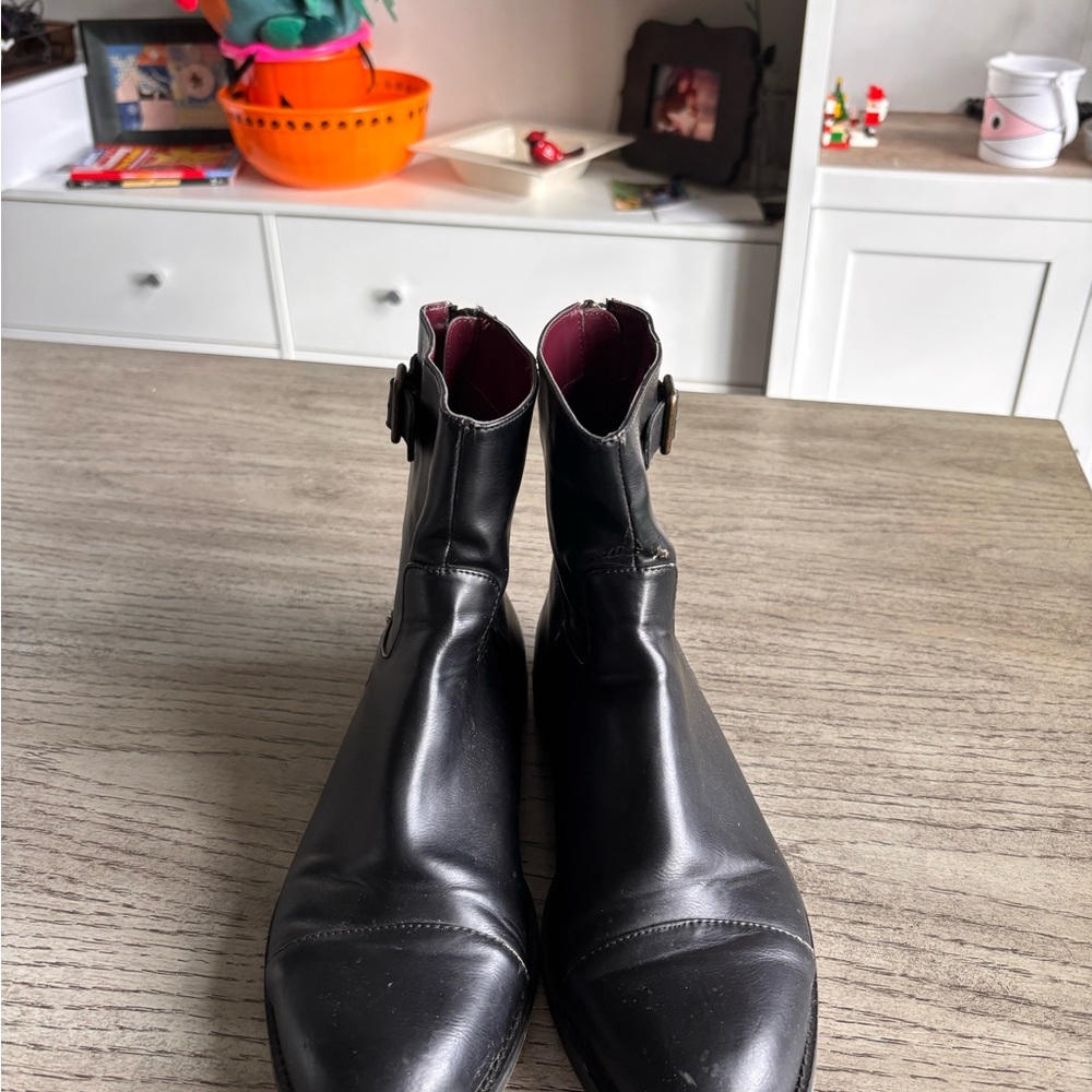 LOFT Black Ankle Booties